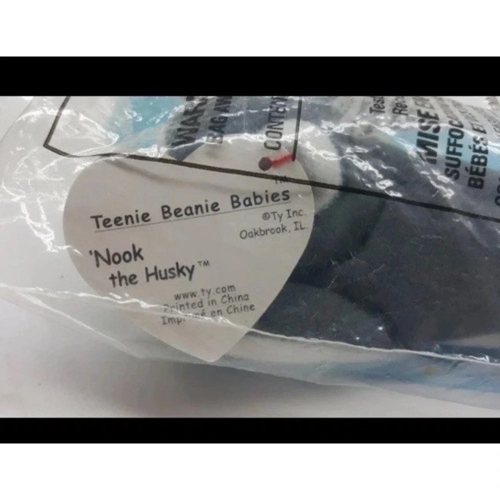 Ty Beanie Baby Nook the Husky, Mcdonalds Toy, collectible